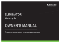 Kawasaki-Eliminator-Owners-Manual-Maintenance-Section 2024